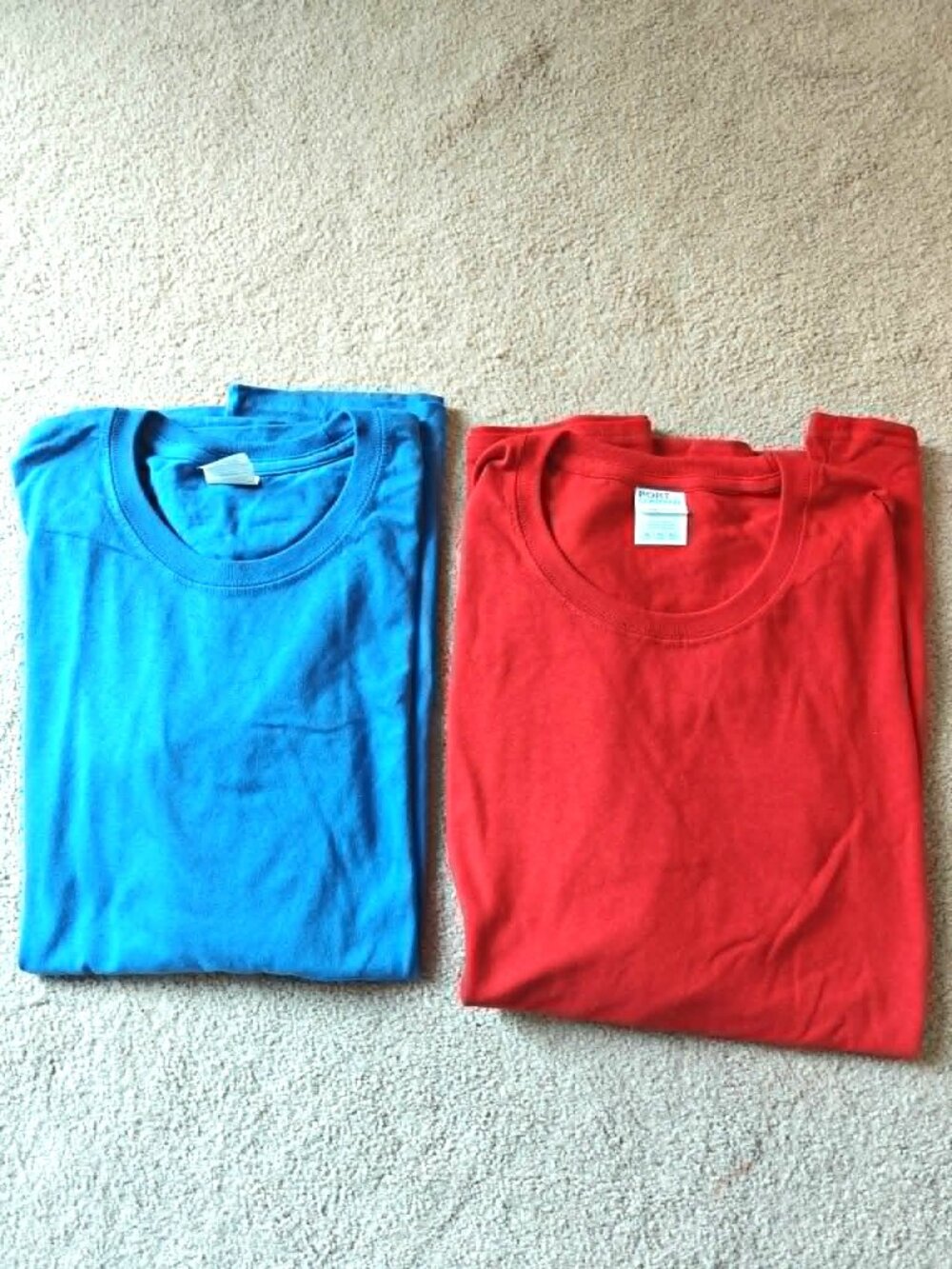 Bundle of 2 Port Authority Women's Long Sleeve Tee Shirts, Size XL, New